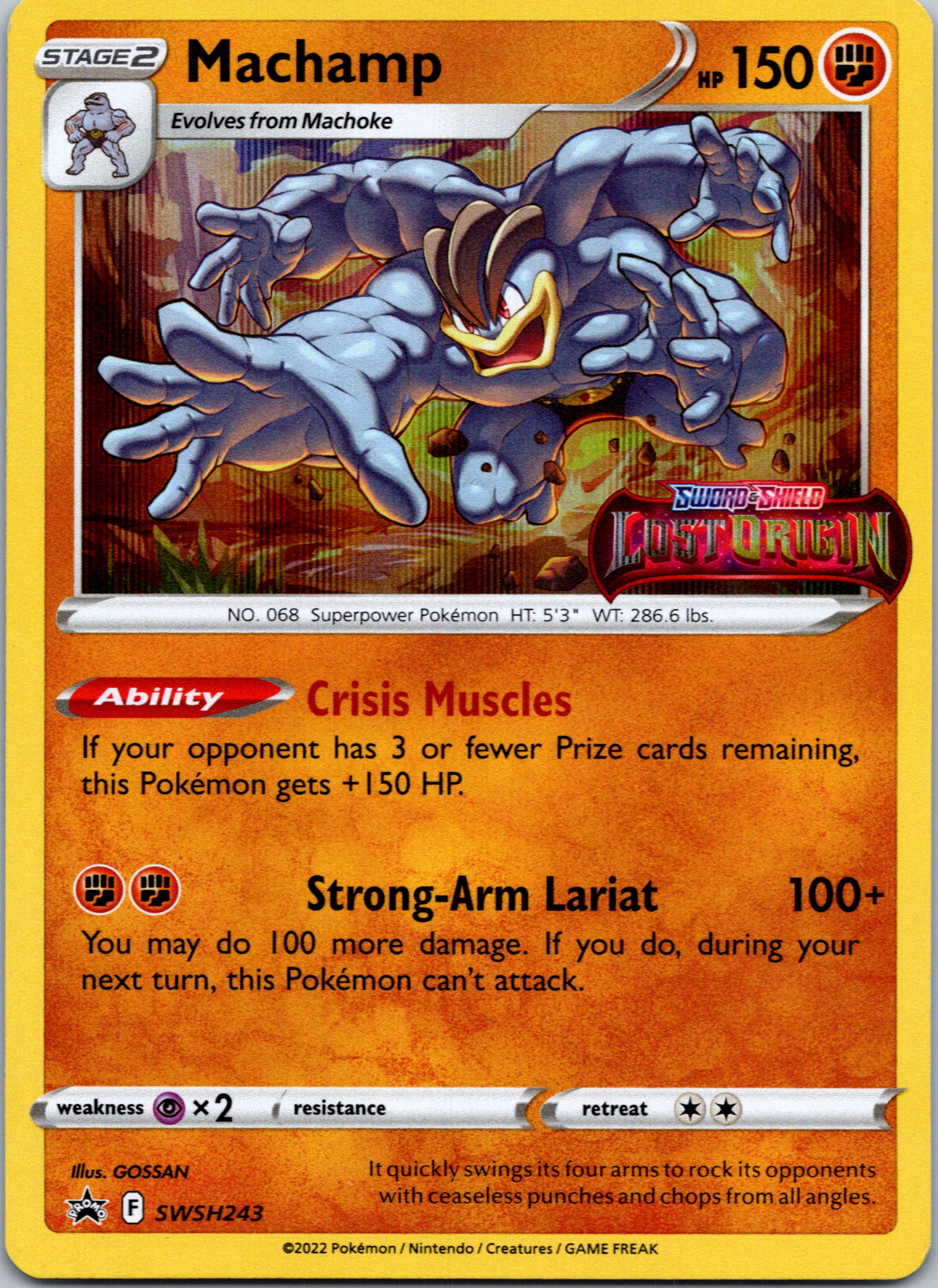 Machamp (SWSH243) [Sword & Shield: Black Star Promos]