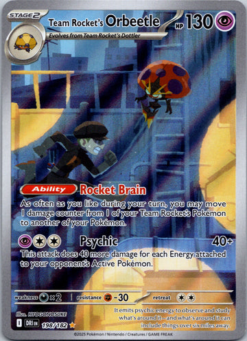Team Rocket's Orbeetle - 198/182 [198/182] [Destined Rivals] Holofoil