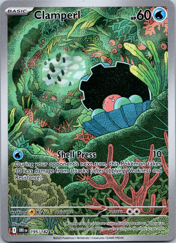 Clamperl - 195/182 [195/182] [Destined Rivals] Holofoil