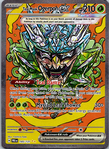 Teal Mask Ogerpon ex [145/131] - (Prismatic Evolutions) Holofoil