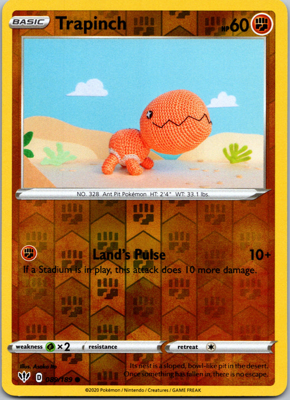 Trapinch [089/189] [Darkness Ablaze] Reverse Holofoil