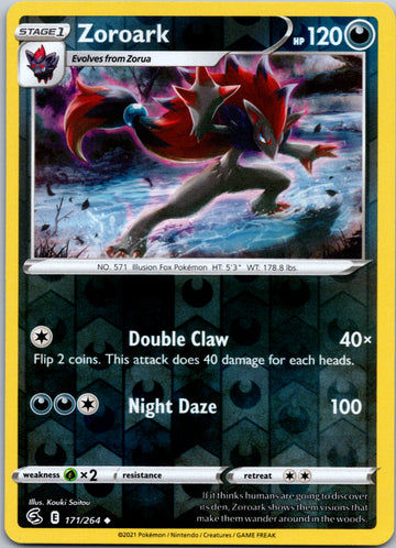 Zoroark [171/264] [Fusion Strike] Reverse Holofoil