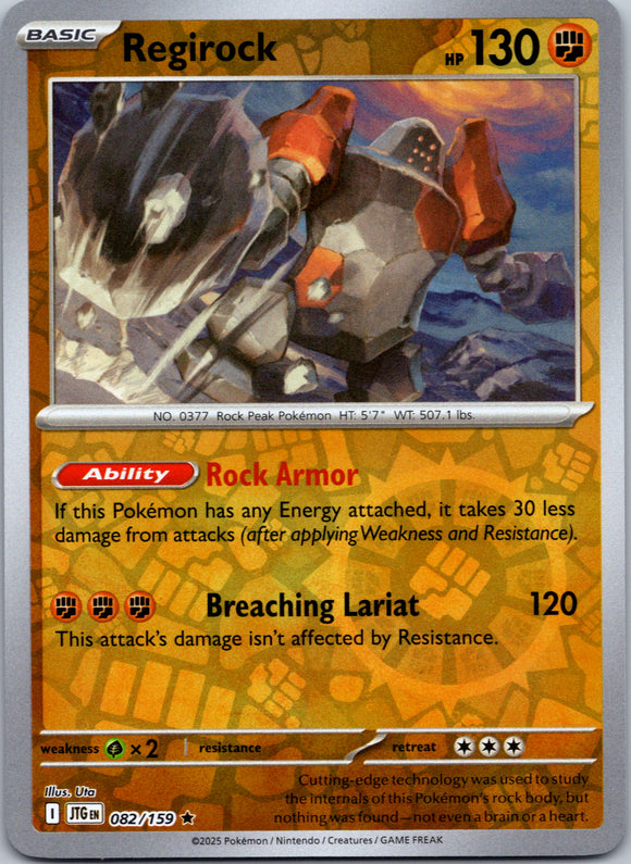 Regirock [082/159] [Journey Together] Reverse Holofoil
