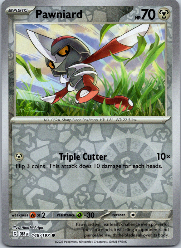 Pawniard [148/197] [Obsidian Flames] Reverse Holofoil