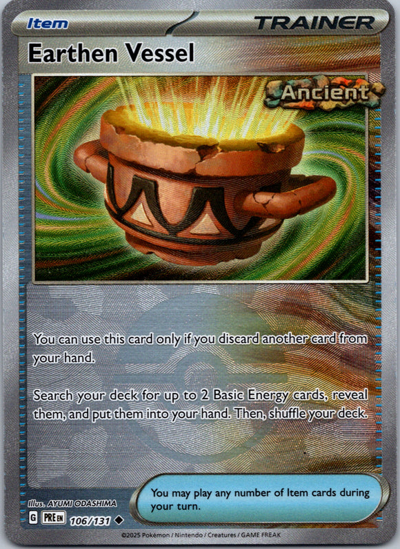 Earthen Vessel (Poke Ball Pattern) [106/131] - (Prismatic Evolutions) Holofoil