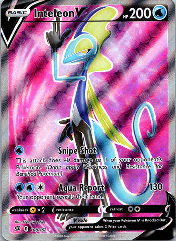 Inteleon V (180/192) [Sword & Shield: Rebel Clash]