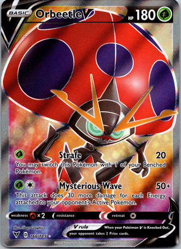 Orbeetle V (Full Art) [166/185] [SWSH04: Vivid Voltage]