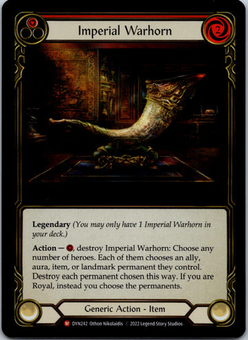 Imperial Warhorn [DYN242] (Dynasty)  Rainbow Foil