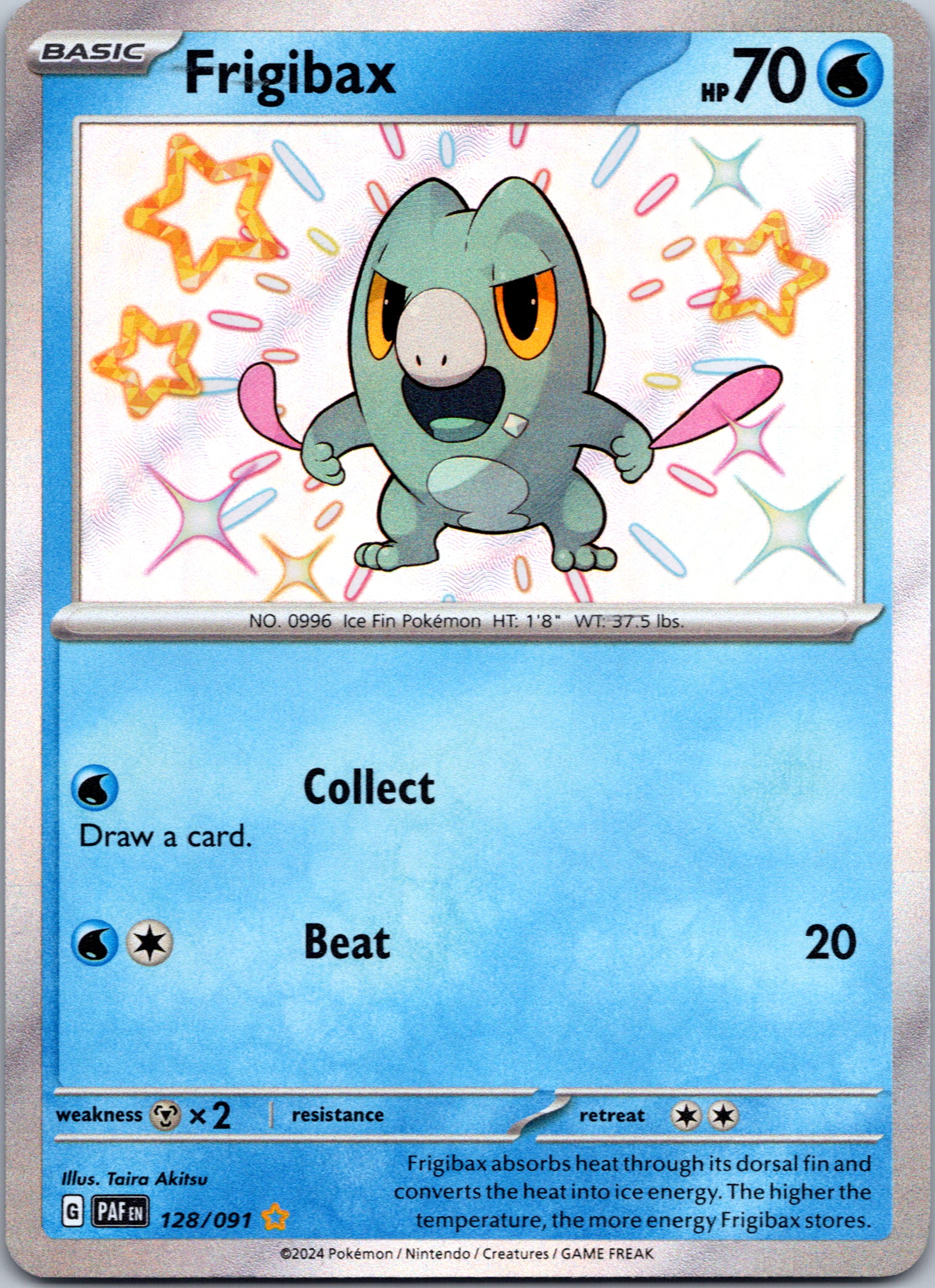 Frigibax [128/091] - (Paldean Fates) Holofoil