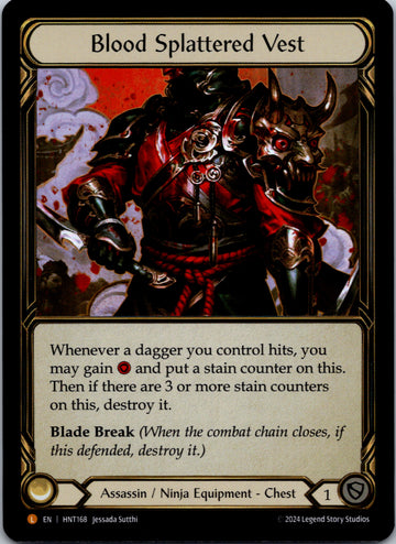 Blood Splattered Vest [HNT168] [The Hunted] Rainbow Foil