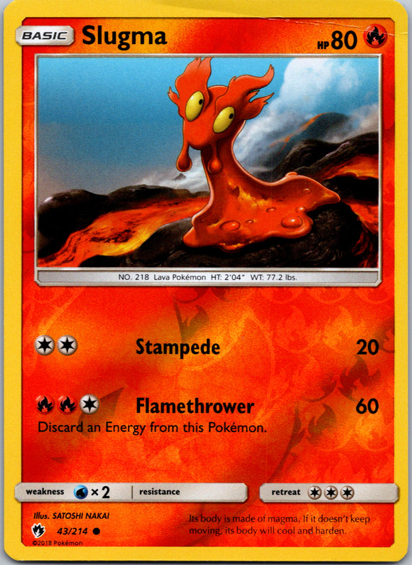 Slugma [43/214] [Lost Thunder] Reverse Holofoil