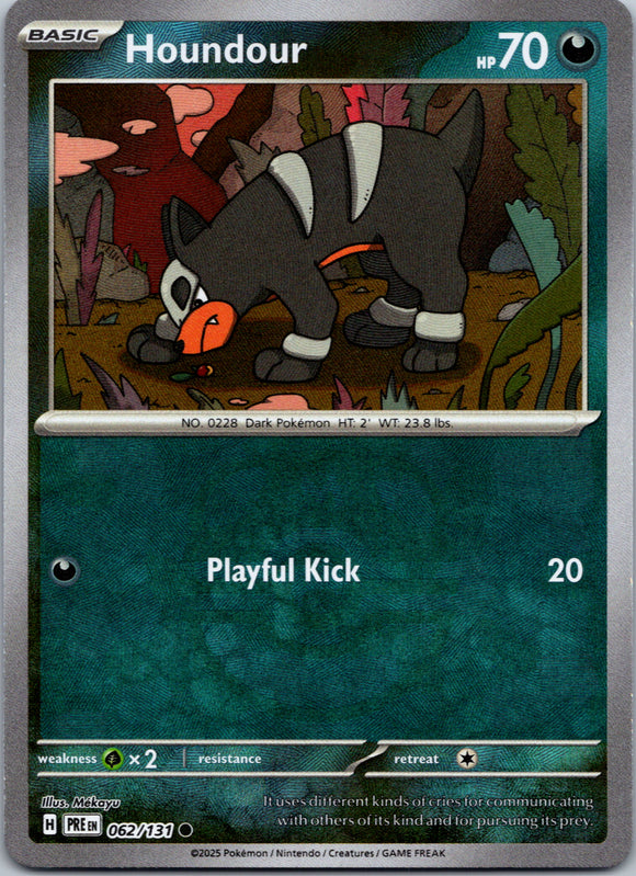Houndour (Master Ball Pattern) [062/131] - (Prismatic Evolutions) Holofoil