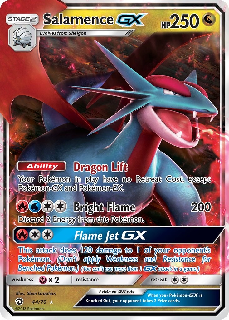 Salamence GX [44/70] [Dragon Majesty] Holofoil