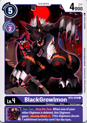 BlackGrowlmon [BT5-076] [Battle of Omni] Normal