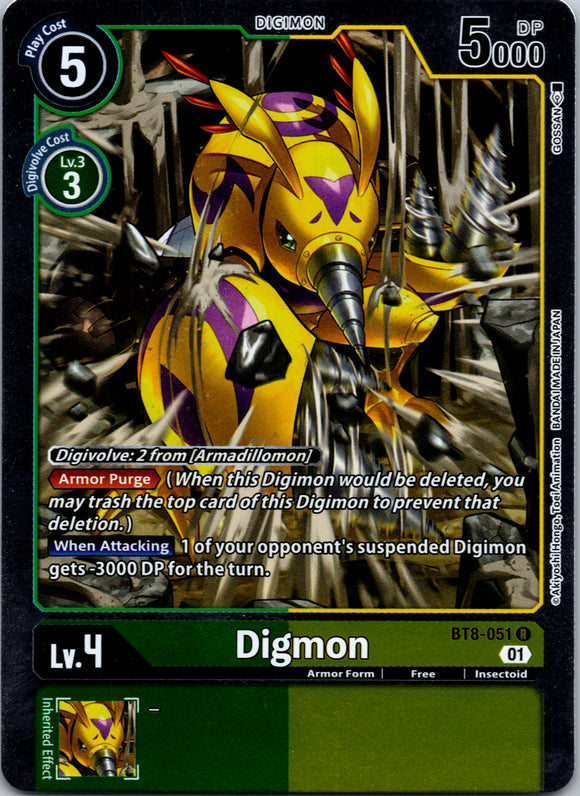 Digmon [BT8-051] [New Awakening] Foil
