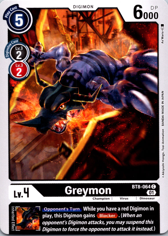 Greymon [BT8-064] [New Awakening] Normal