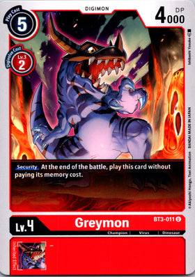 Greymon - BT3-011 [BT3-011] [Release Special Booster] Normal