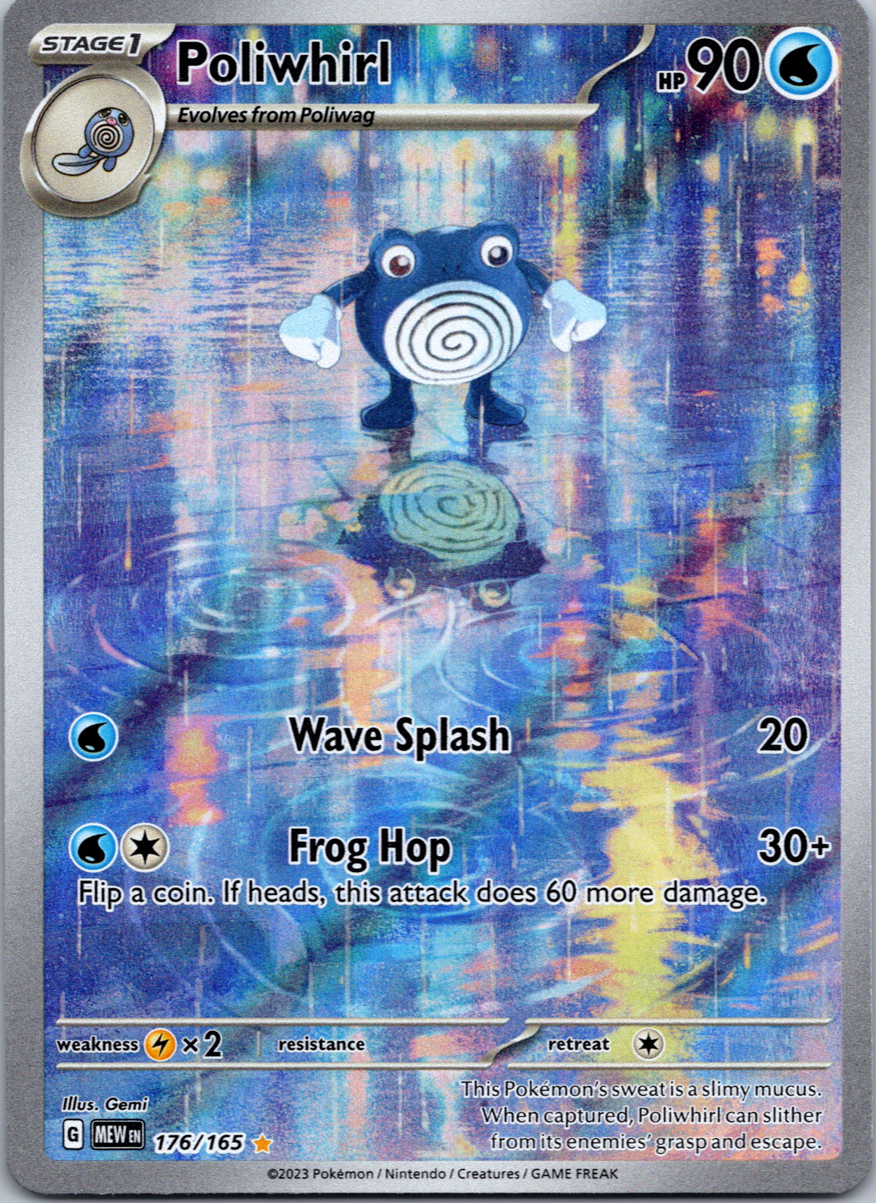 Poliwhirl (176/165) [Scarlet & Violet:  151] Holofoil