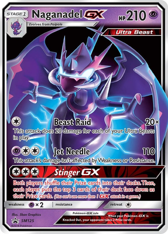 Naganadel GX [SM125] [Sun & Moon Promos] Holofoil