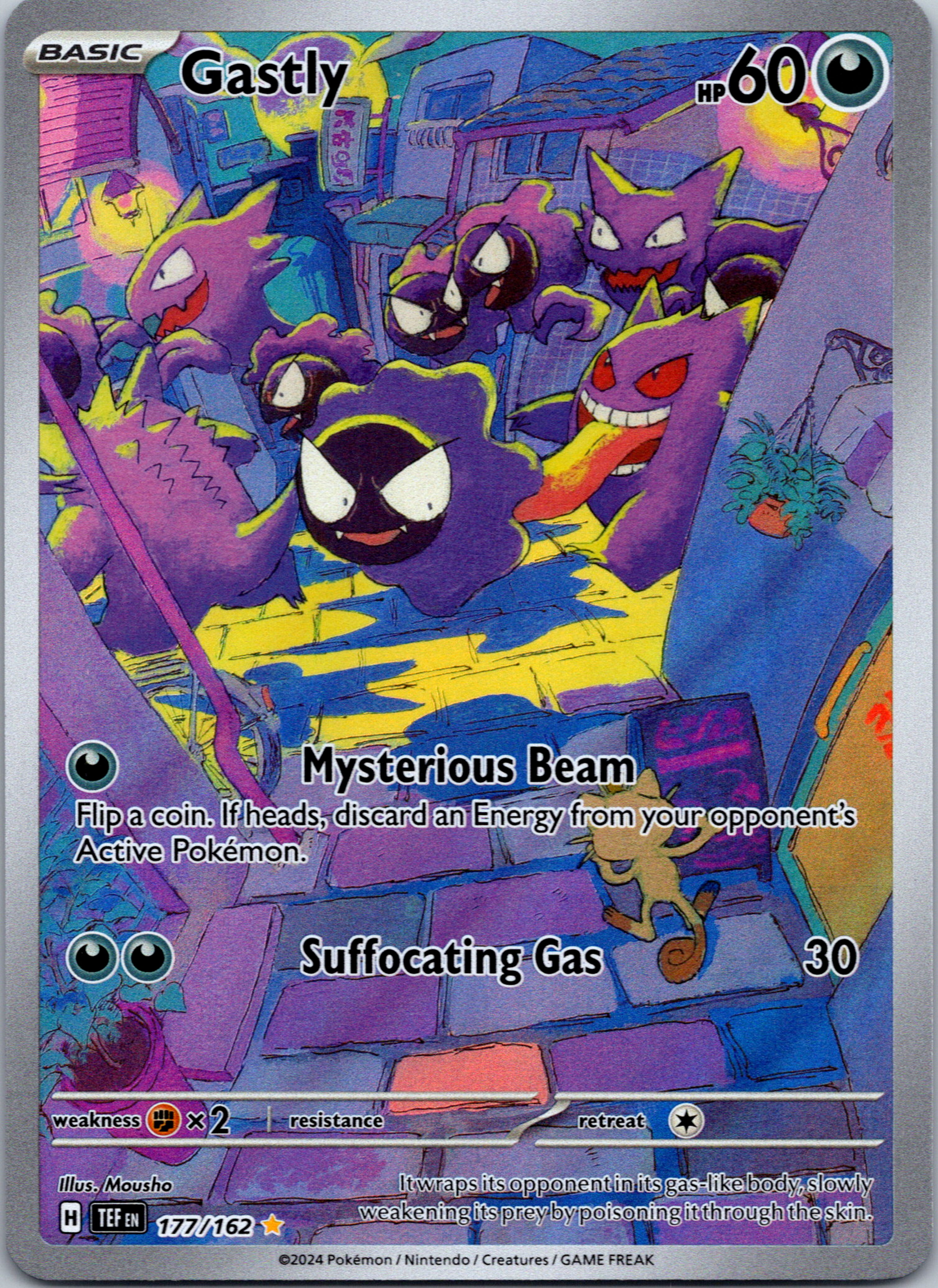 Gastly [177/162] - (Temporal Forces) Holofoil