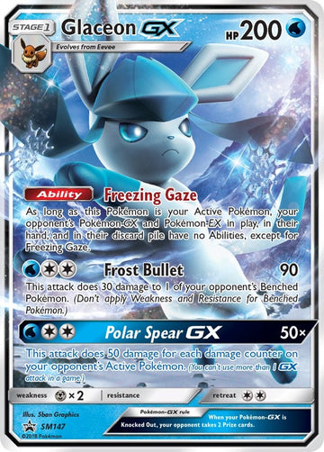 Glaceon GX - SM147 [SM147] [SM Promos] Holofoil