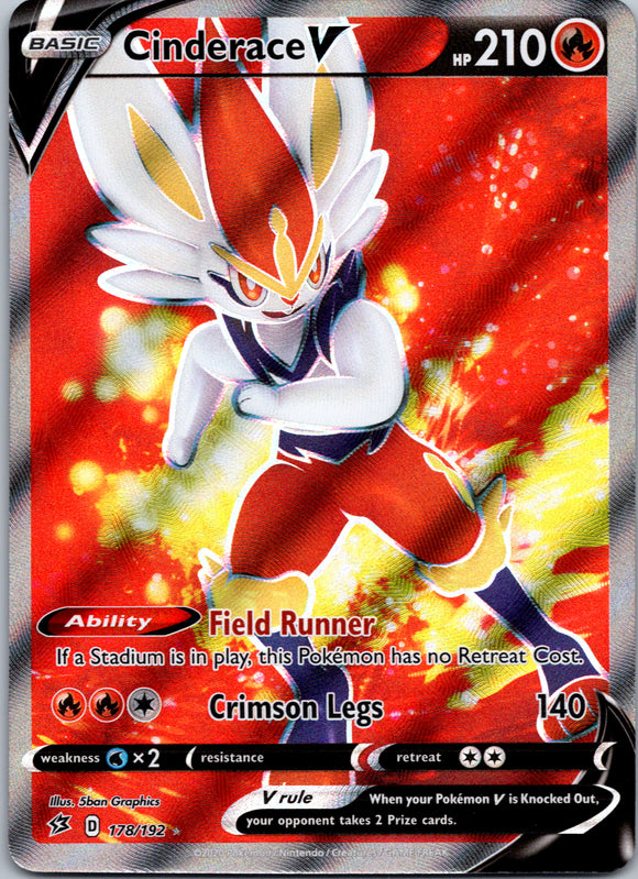 Cinderace V (178/192) [Sword & Shield: Rebel Clash]