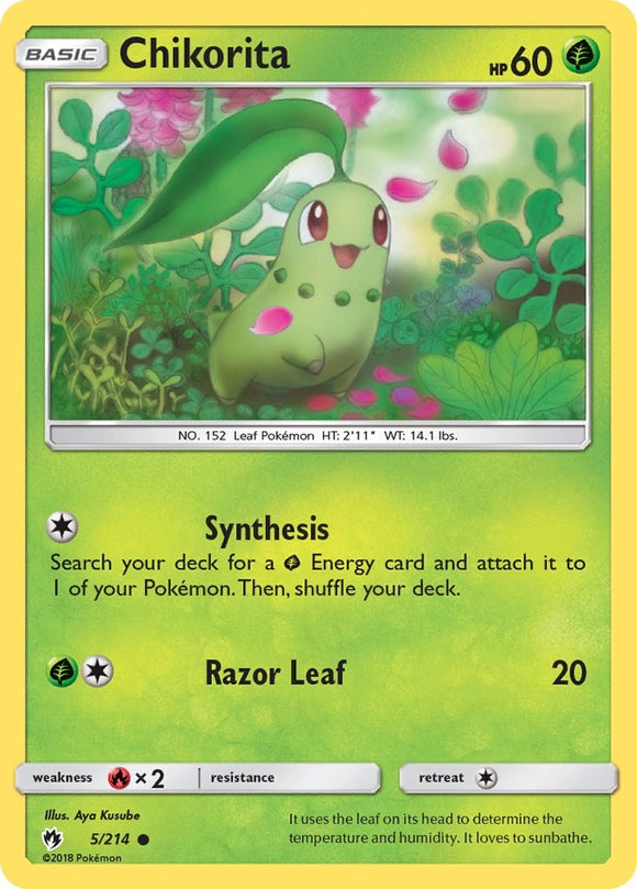 Chikorita (005/214) [Sun & Moon: Lost Thunder]