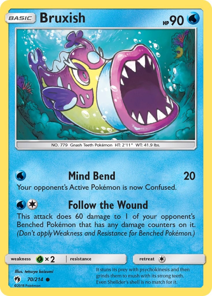 Bruxish [70/214] [SM - Lost Thunder] Reverse Holofoil