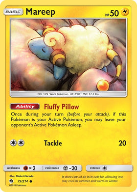 Mareep (75) [75/214] [SM - Lost Thunder] Reverse Holofoil