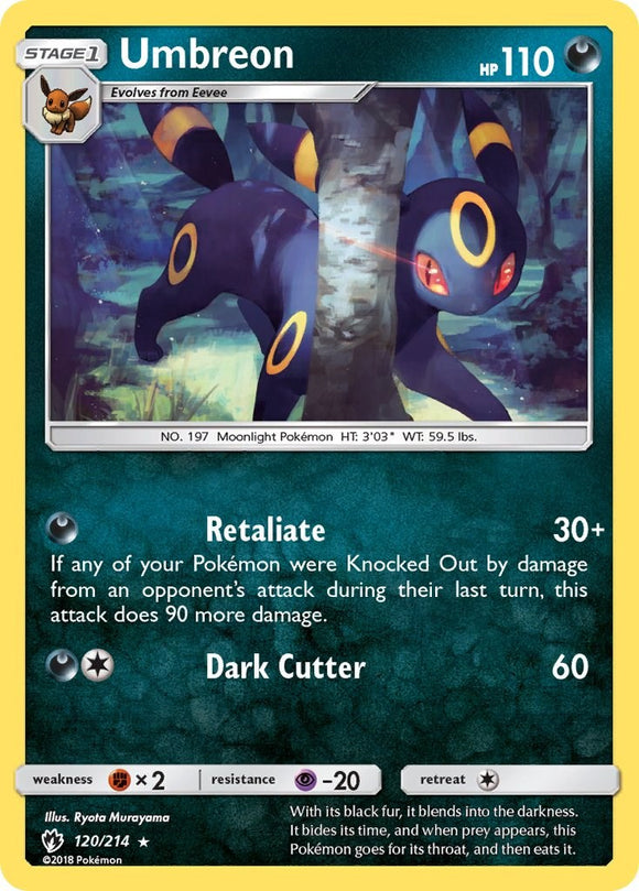 Umbreon [120/214] [SM - Lost Thunder] Reverse Holofoil