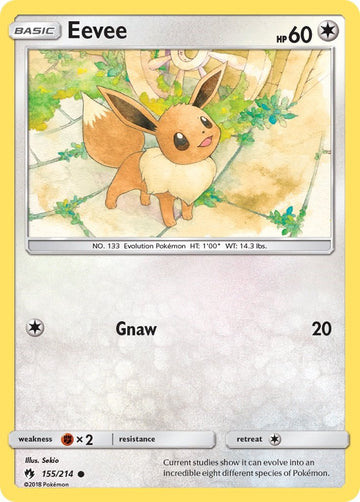 Eevee [155/214] [Lost Thunder] Reverse Holofoil