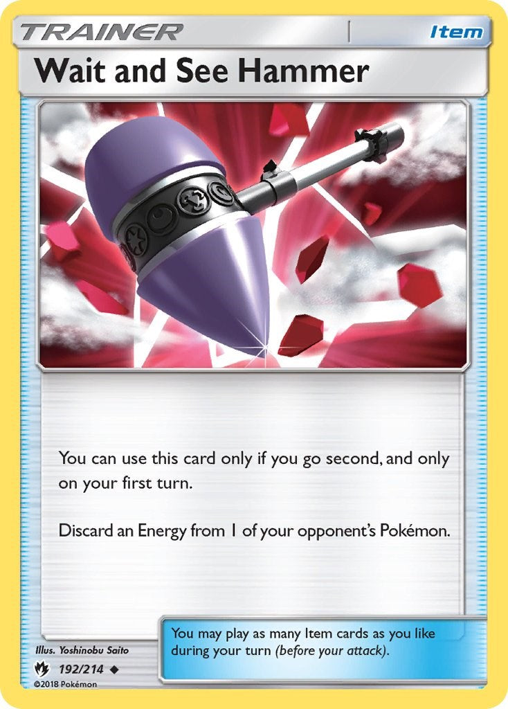 Wait and See Hammer [192/214] [SM - Lost Thunder] Reverse Holofoil
