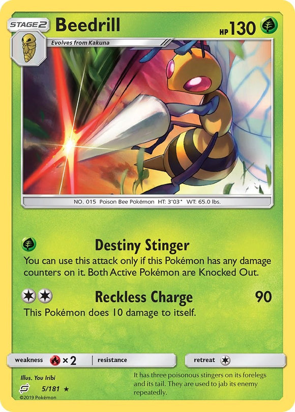 Beedrill [5/181] [SM - Team Up] Reverse Holofoil