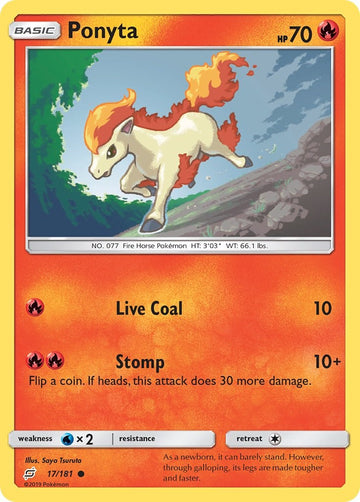 Ponyta (017/181) [Sun & Moon: Team Up]