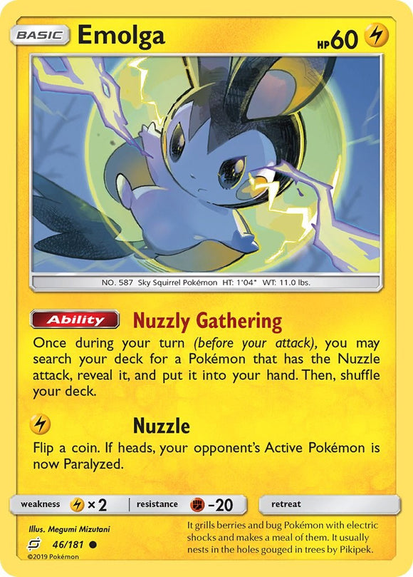 Emolga [46/181] [SM - Team Up] Reverse Holofoil