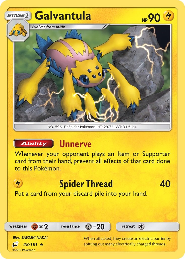 Galvantula [48/181] [SM - Team Up] Reverse Holofoil