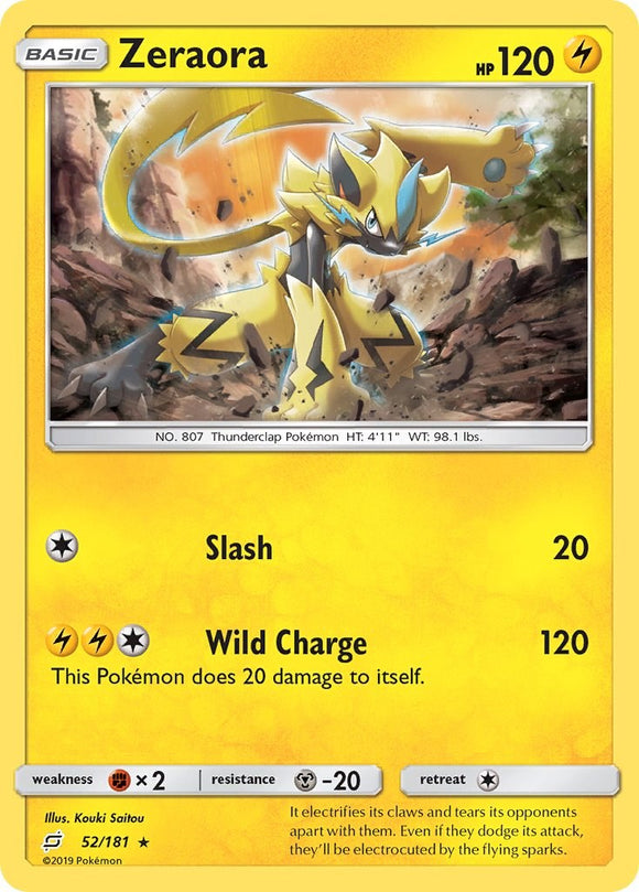 Zeraora (052/181) [Sun & Moon: Team Up]
