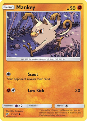 Mankey [71/181] [SM - Team Up] Reverse Holofoil
