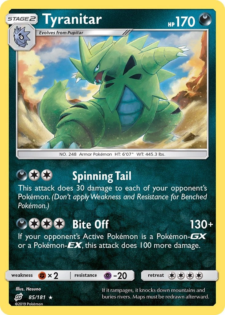 Tyranitar [85/181] [SM - Team Up] Reverse Holofoil
