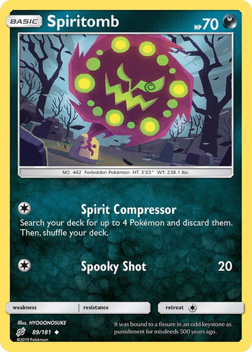 Spiritomb [89/181] [SM - Team Up] Reverse Holofoil