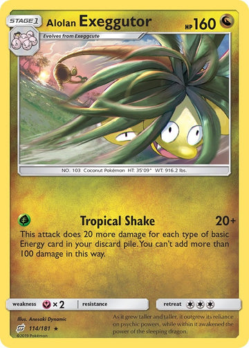 Alolan Exeggutor (114) [114/181] [SM - Team Up] Reverse Holofoil