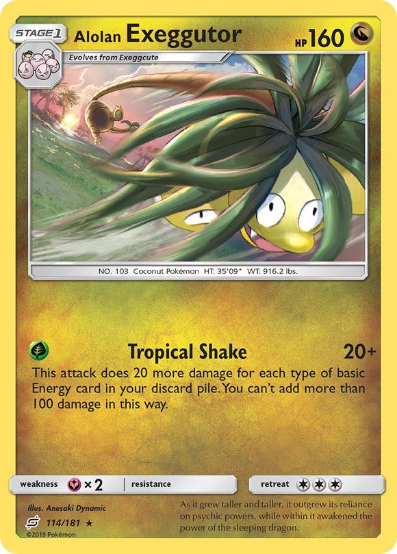 Alolan Exeggutor (114) [114/181] [SM - Team Up] Reverse Holofoil