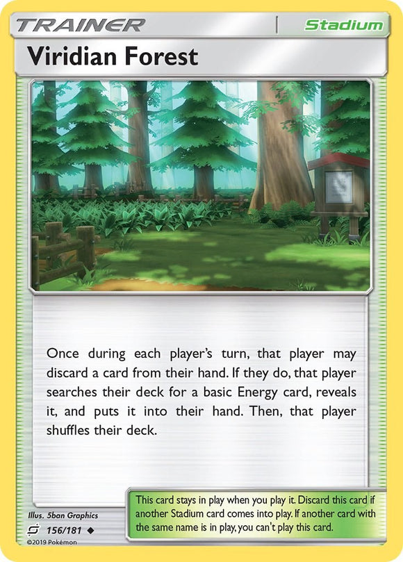 Viridian Forest [156/181] [SM - Team Up] Reverse Holofoil
