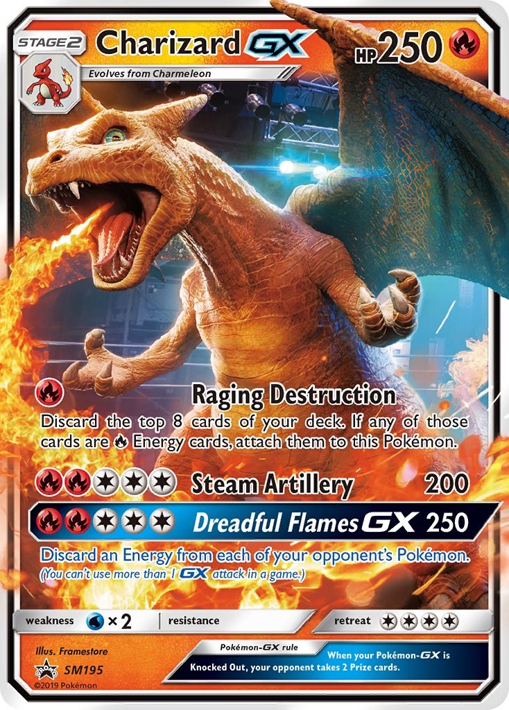 Charizard GX - SM195 [SM195] [SM Promos] Holofoil