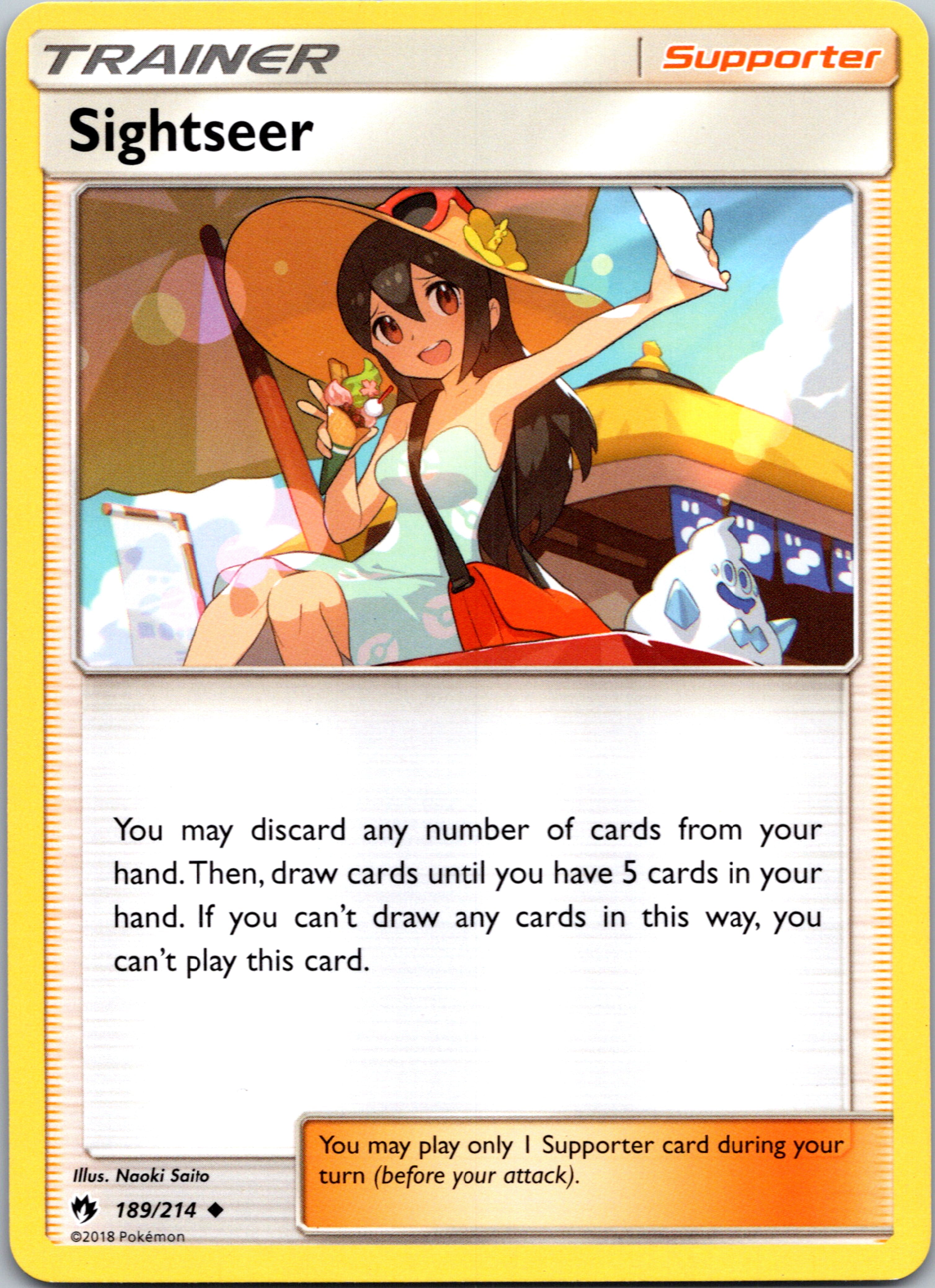 Sightseer (189/214) [Sun & Moon: Lost Thunder]