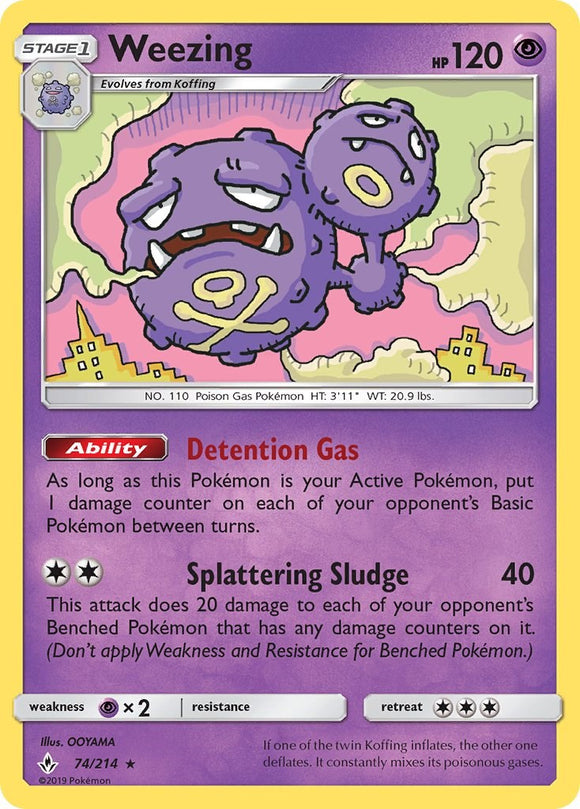 Weezing [74/214] [Unbroken Bonds] Reverse Holofoil