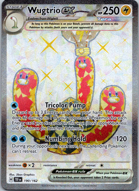 Wugtrio ex [190/162] - (Temporal Forces) Holofoil