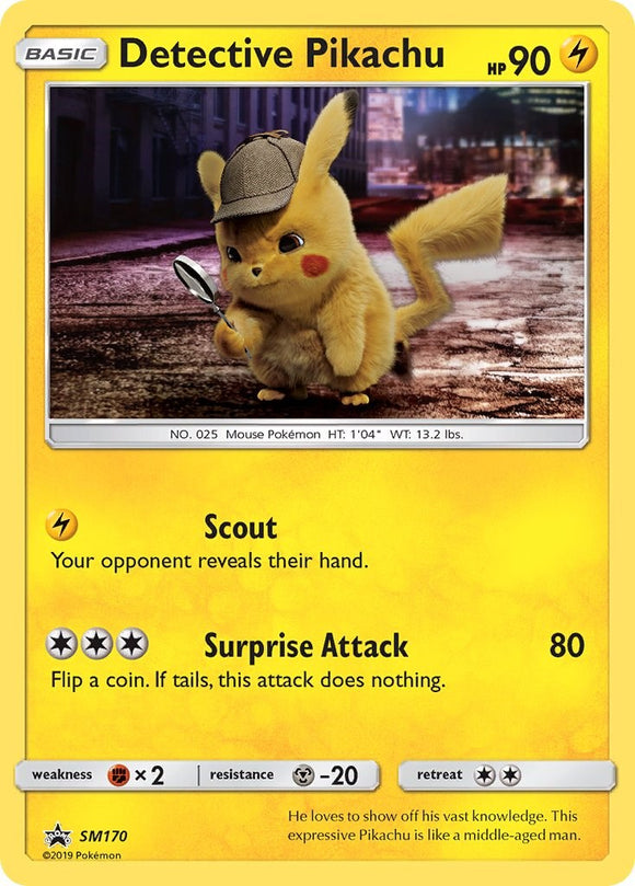Detective Pikachu - SM170 [SM170] [SM Promos] Holofoil