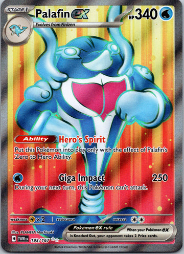 Palafin ex [193/167] - (Twilight Masquerade) Holofoil