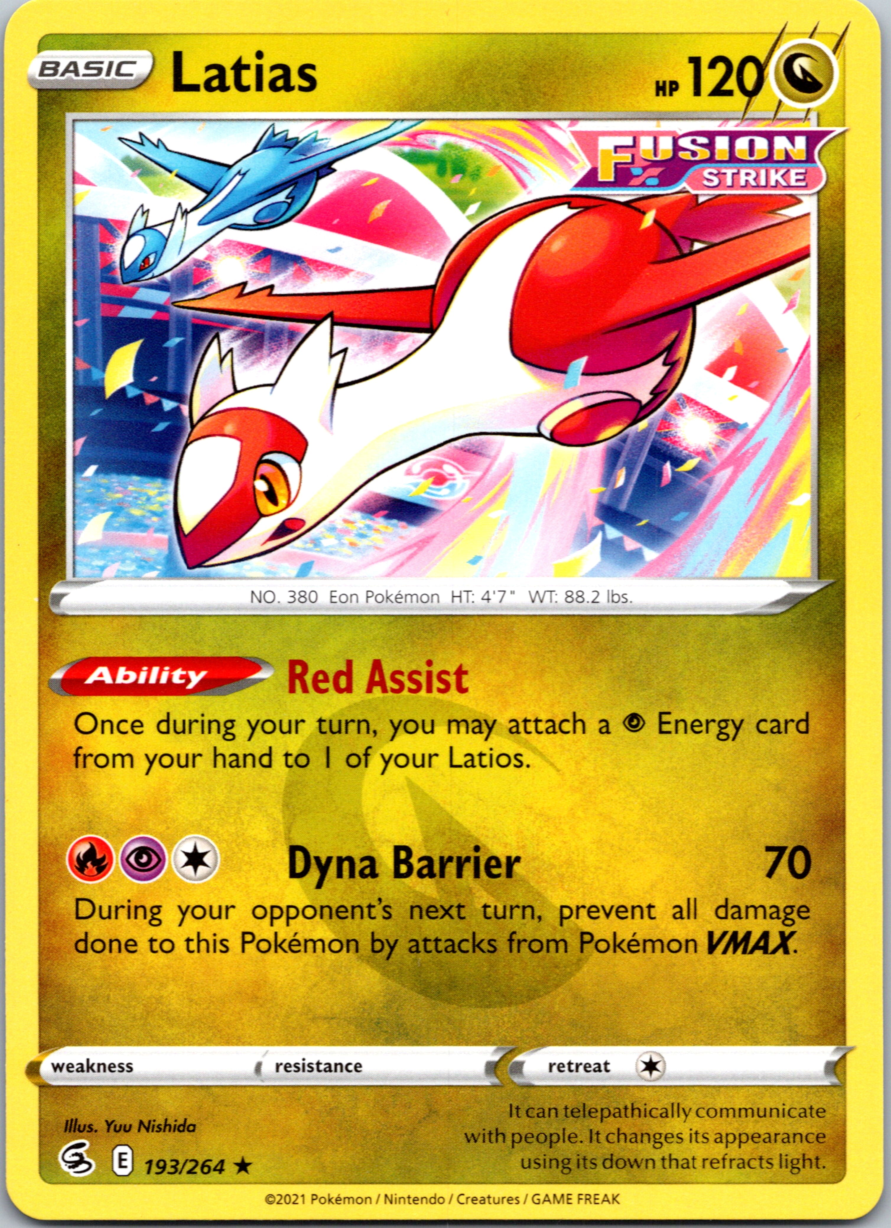 Latias (193/264) [Sword & Shield: Fusion Strike]